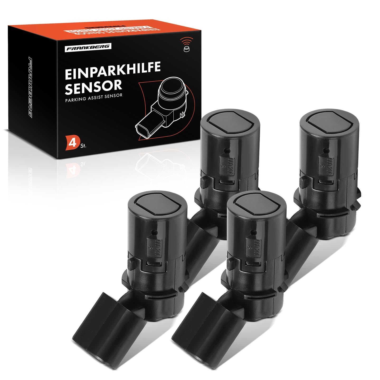 Frankberg 4 sensori di parcheggio anteriori e posteriori 358141251 | Compatibile con: A6 4B2 4B4, A4 Cabriolet 8H7, A6 Avant 4B5 4B6, A4 Cabriolet 8H7 B6 8HE B7, A6 4B2 C5, Allroad 4BH