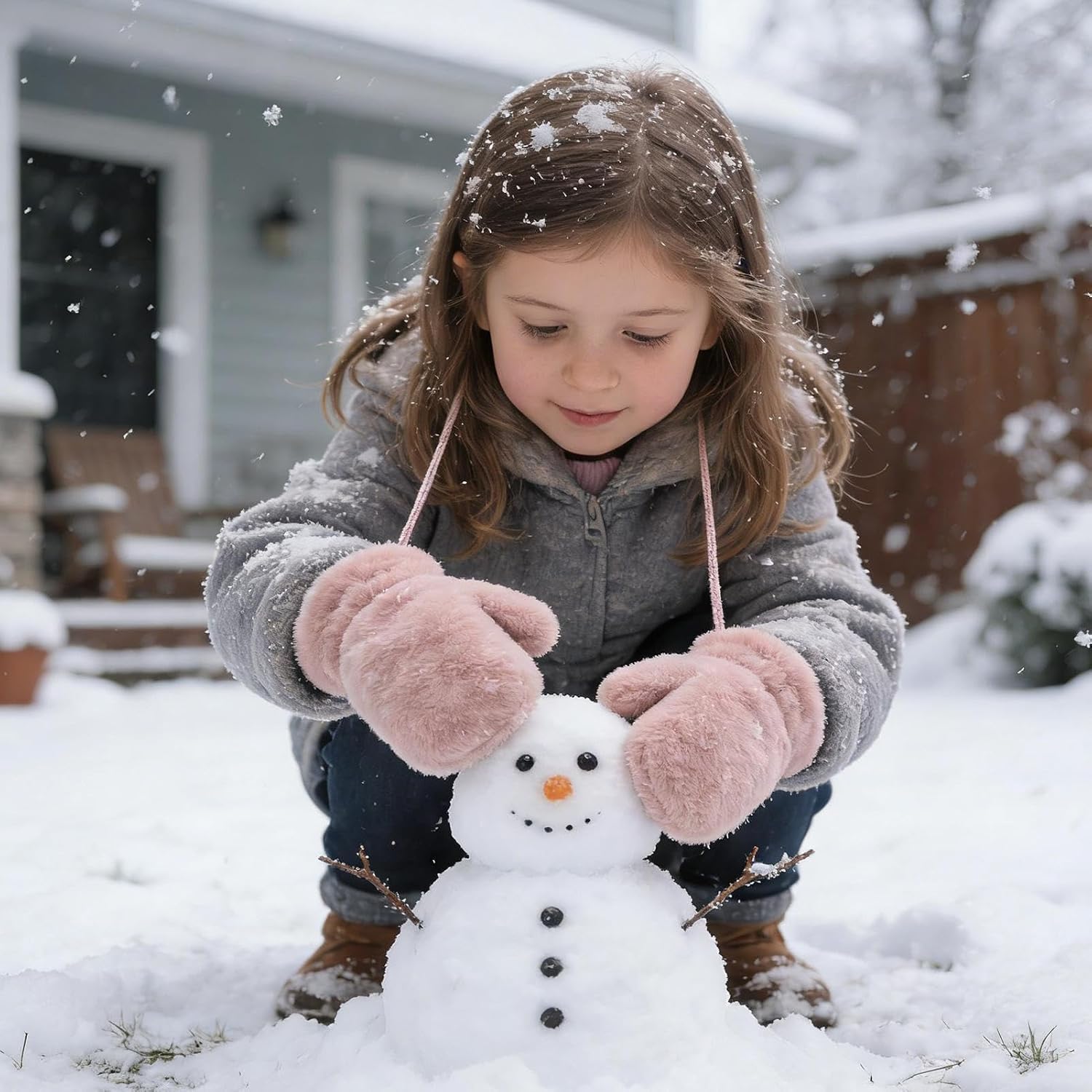 Kids Snow Mittens - Cold Weather Hands Protection | Snow Play Protection Kids Mittens,for Boys Preschoolers 1-10 Years Old