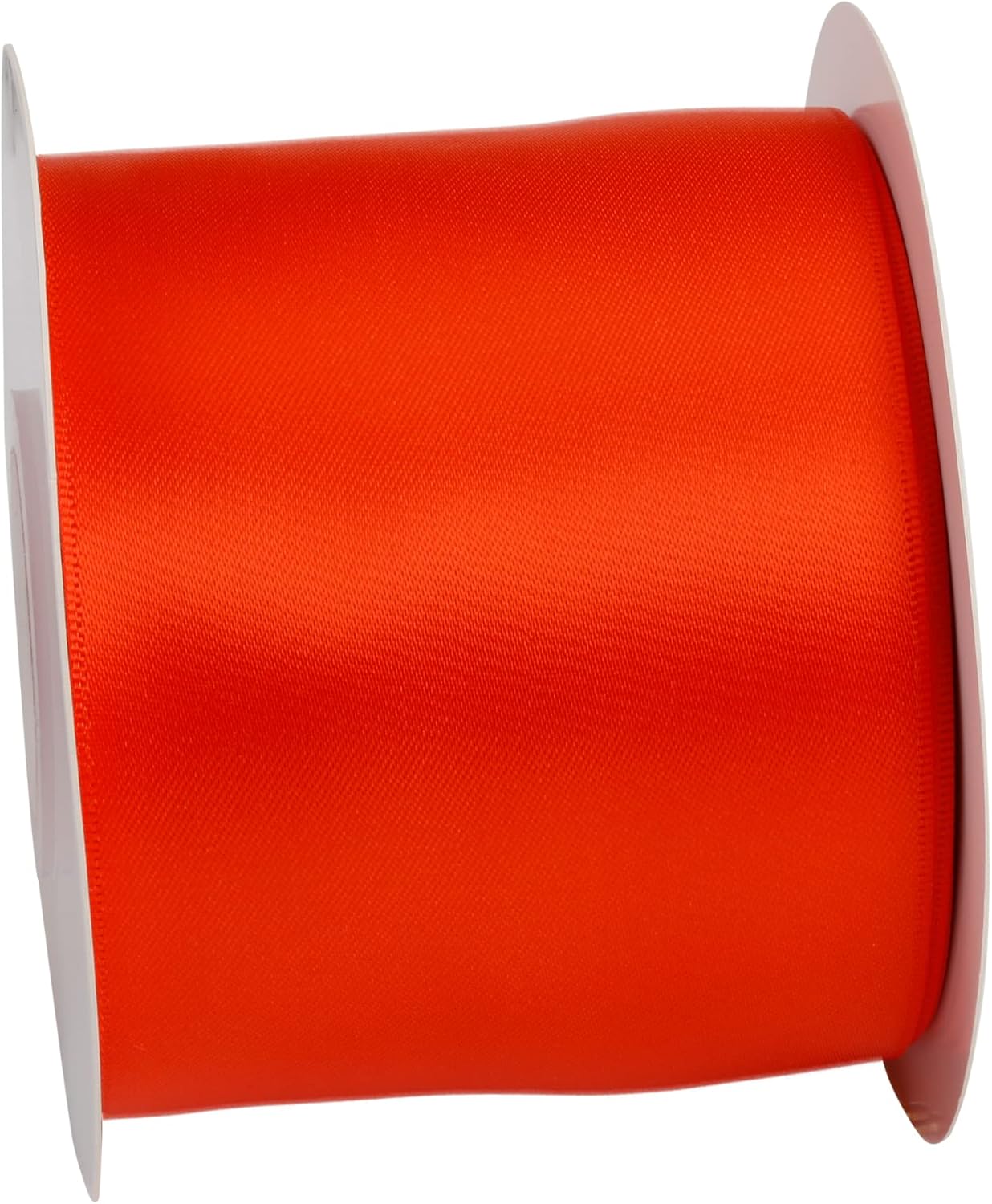 Ribbonitlux 75mm Wide Double Face Satin Ribbon 22 Meters (761-Autumn Orange, Set for Bow Party Decor, Sewing Applications - Image 4