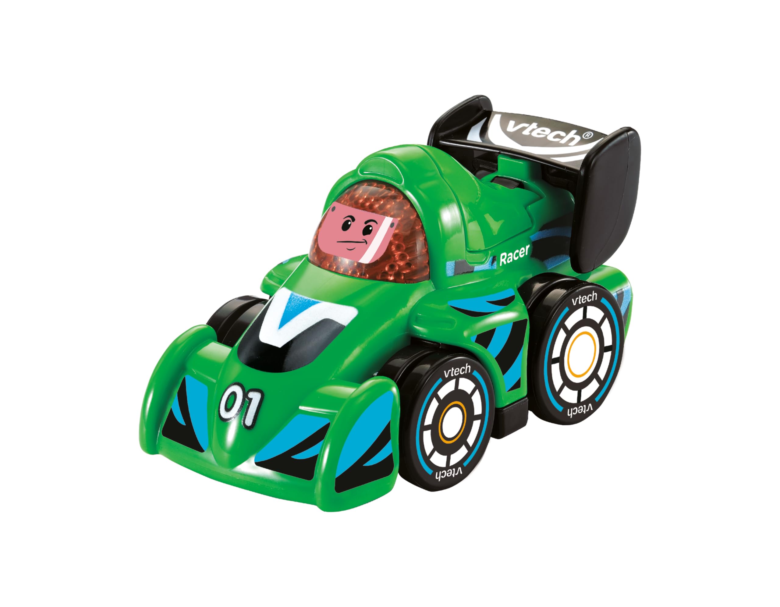 VTech Toot-Toot Drivers V Racers Track Set, 25 Piece Set, Toddler Track Set, Interactive Toy For Pretend Play, Gift For Toddlers Aged 12 Months, 2, 3, 4+ Years, English Version