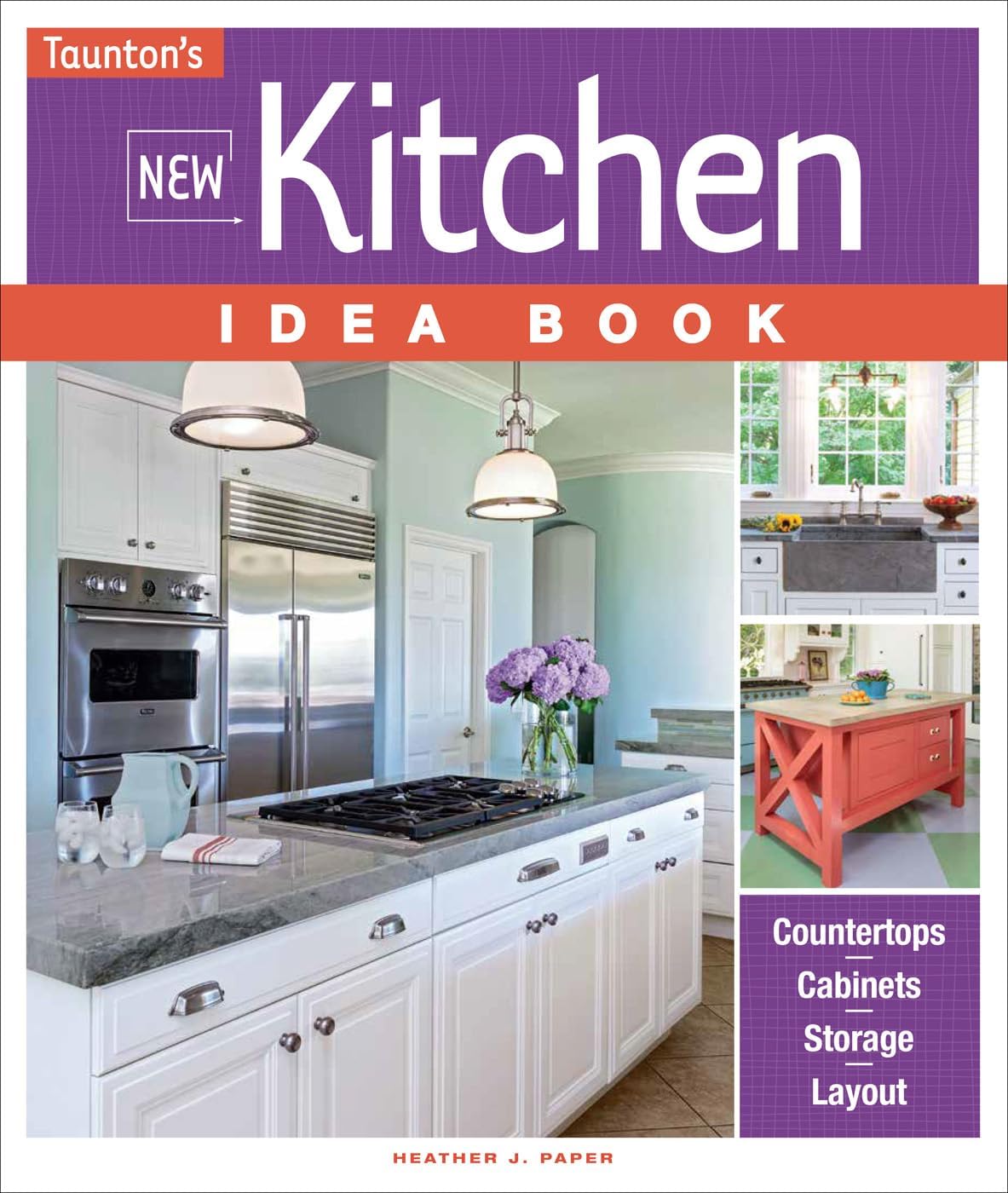 New Kitchen Idea Book: Idea-packed kitchen renovation book with layouts, finishes, and storage tricks.