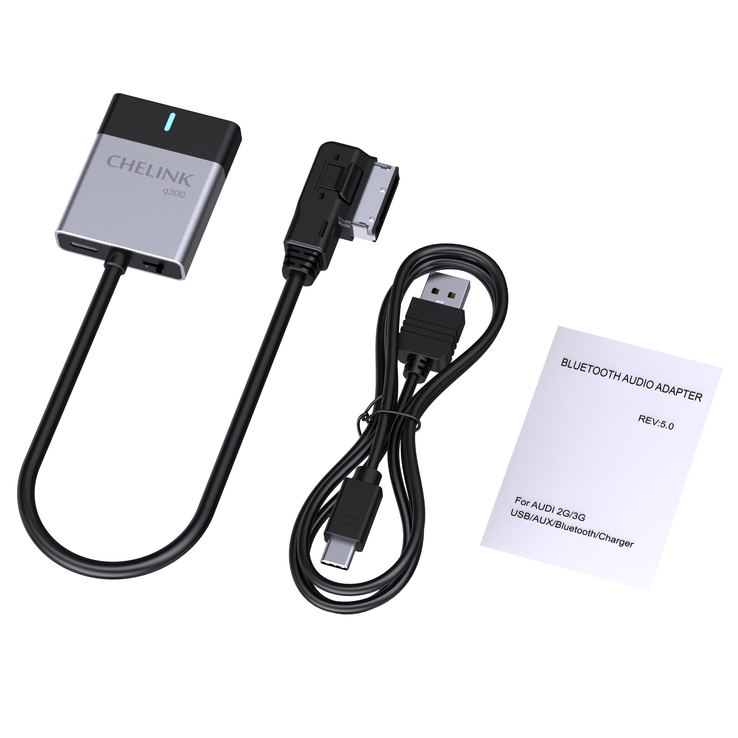 Amazon.com: CHELINK Bluetooth Audio Adapter for Audi AMI MMI