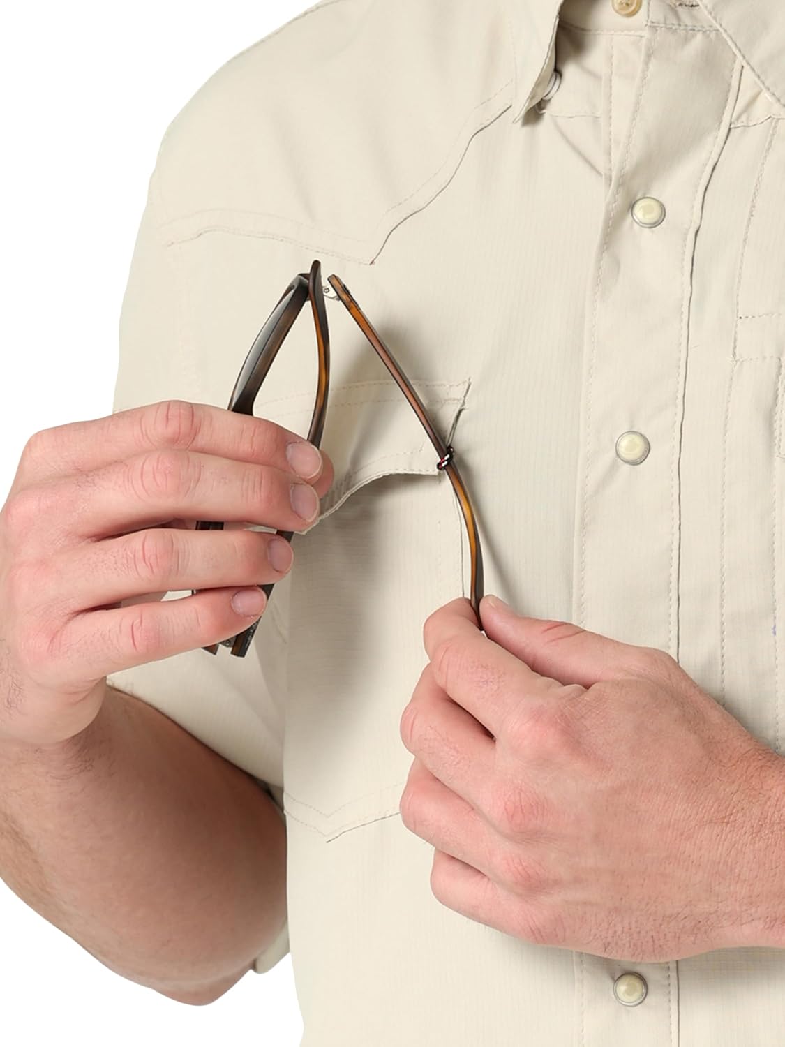 Wrangler 112323744 Mens Black Performance Shirt - Image 4