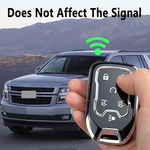 Miniatura 6 de Funda para llavero compatible con Chevy Silverado Suburban Tahoe GMC YukonYukon XL Terrain Acadia, accesorios protectores de llavero (Juego