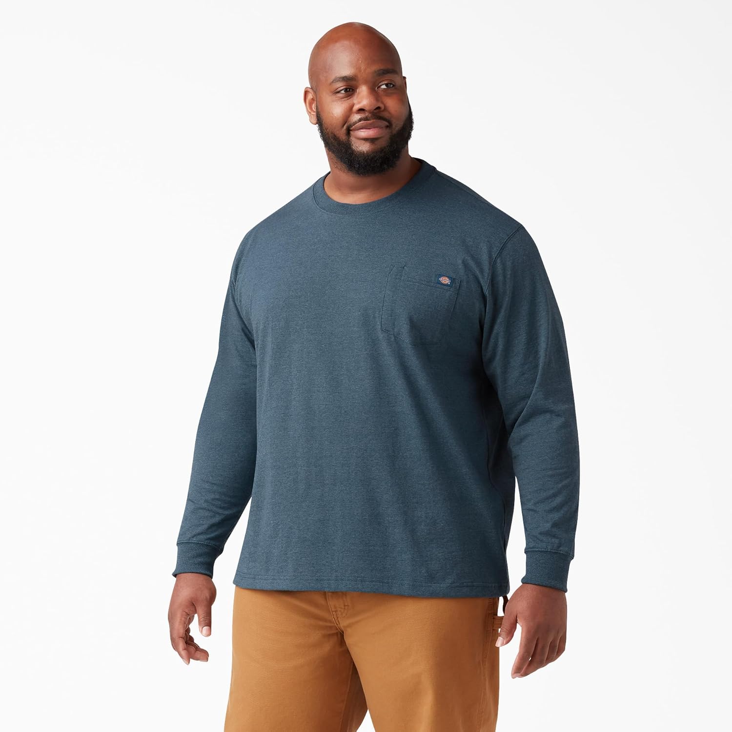 Dickies Men's Big and Tall Long Sleeve Heavyweight Crew Neck - Image 5