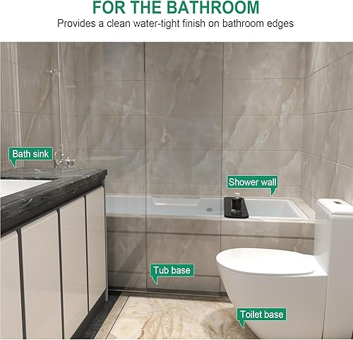 Miniatura 4 de Protector de agua de silicona de 39 pulgadas para fregadero de cocina, protector de salpicaduras de umbral de ducha de goma, barrera de ducha, tira