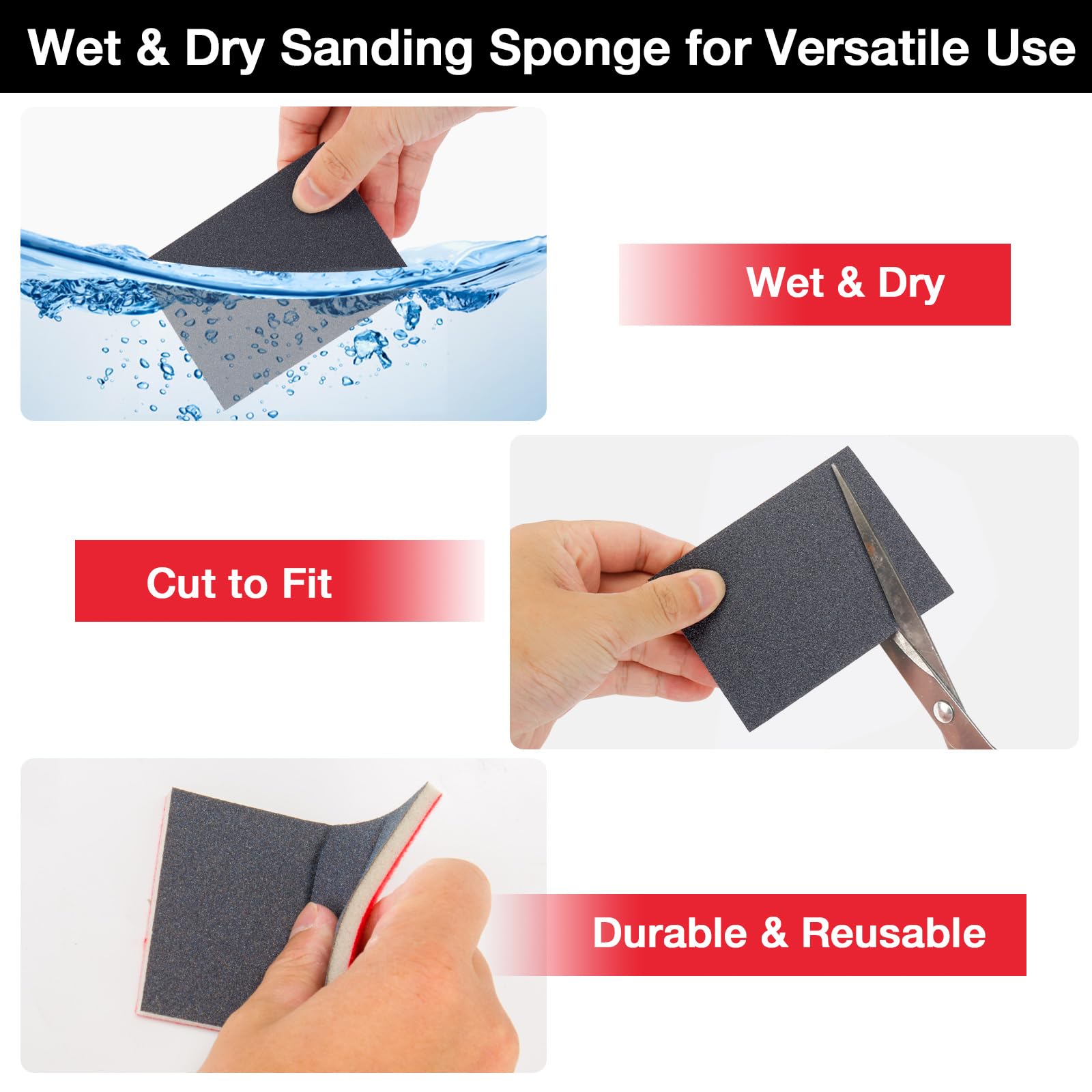 Annyswit 27 Pcs Sanding Sponge Set - Image 4