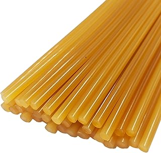 pson 40Pcs 10.6 x 0.27 Inch Hot Glue Sticks for Glue Gun, Perfect for DIY Crafts, Wood, Plastic, Glass, Fabrics, Foam, Bonding Projects(Yellow)