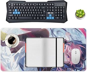 Amazon.co.jp: デスクマット パッド VTuber 花譜ちゃん 【ゴム生地