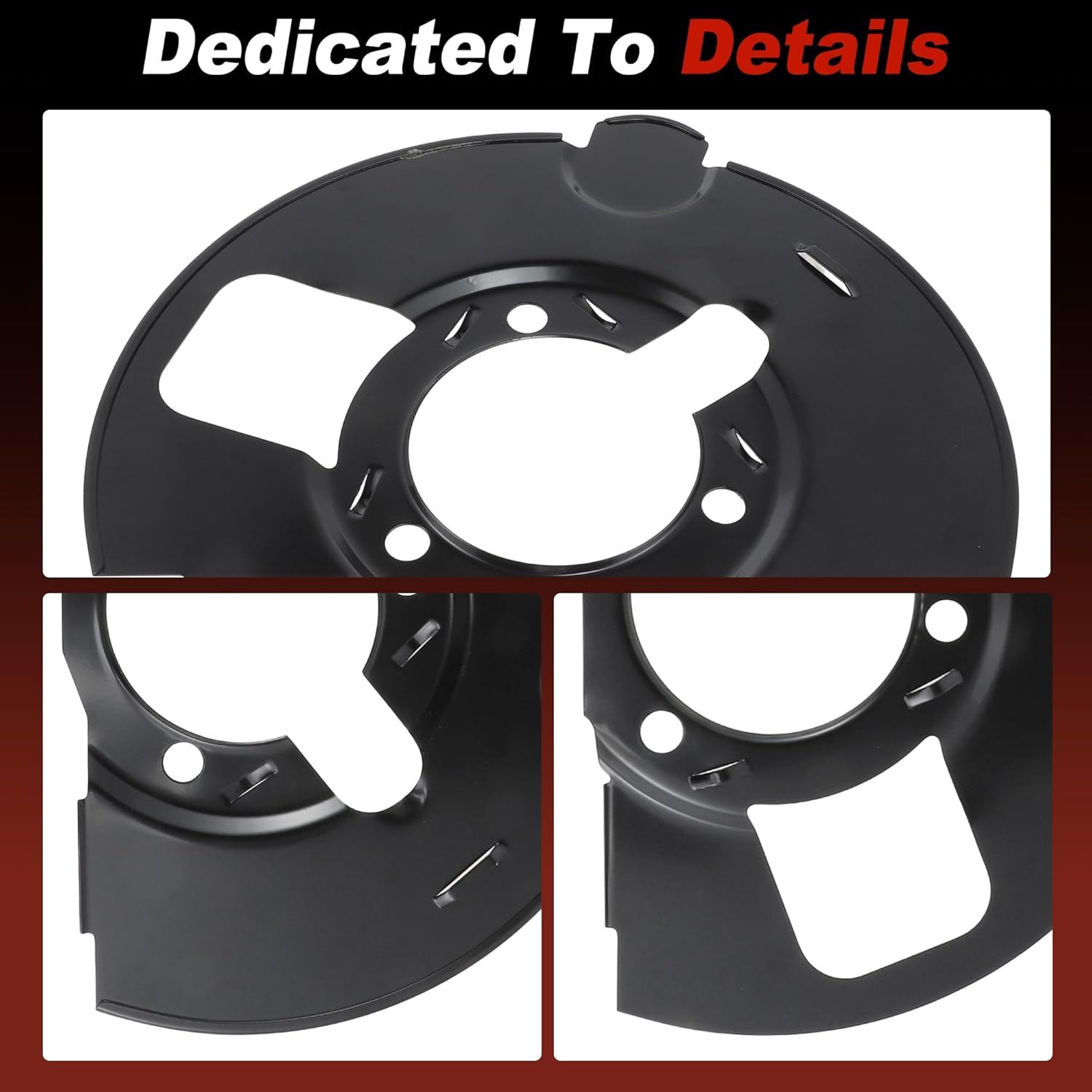 Front Left Right Brake Dust Shield for Chevrolet Silverado 1500 Tahoe Suburban for GMC Sierra 1500 Yukon XL for Cadillac Escalade ESV Disc Brake Backing Plate 20971875/20971876