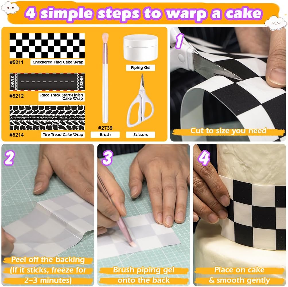 Edible Cake Wrap Skyscraper City Cupcake Topper Border Decoration 1 Random Strip