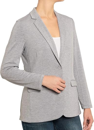 casual blazer grey
