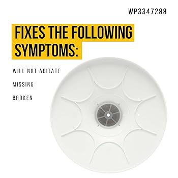 Amazon.com: PartsBroz WP3347288 Agitator Base - Compatible