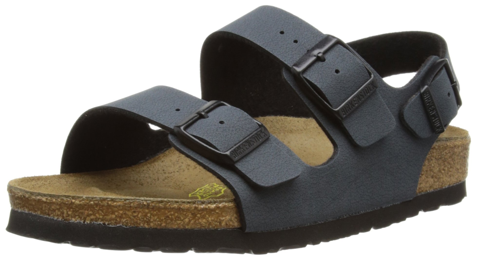 Birkenstock Rio Sandals Girls White/Patent Sandals Shoes — view 3