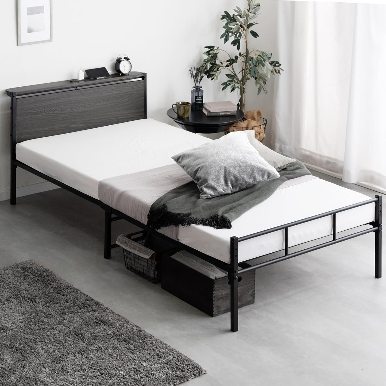 ベッドフレーム Tansu no Gen Single Bed, Storage Tansu no Gen Single Bed, Storage