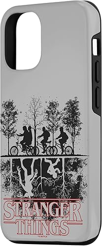 Miniatura 2 de Funda para iPhone 1212 Pro Stranger Things The Upside Down Silhouettes