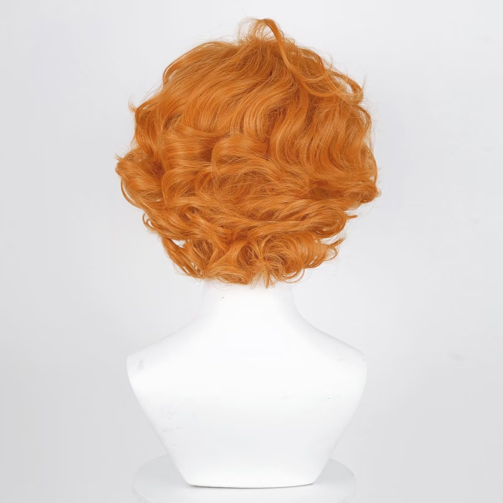 KiyaCos Cosplay Wig Crimson Long Dark Red Women Men Anime Show Party Halloween Synthetic Hair Wigs: Mixed-Orange