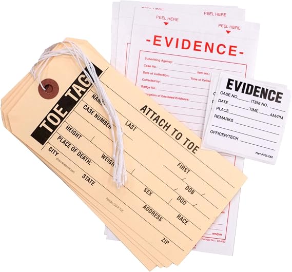 Forensic Supply Kit for Classrooms - CSI Evidence Collection Set with Evidence Bags & Markers - Crime Scene Investigation Kit for STEM Education - 25+ Student Classroom Pack - Hands-On Learning