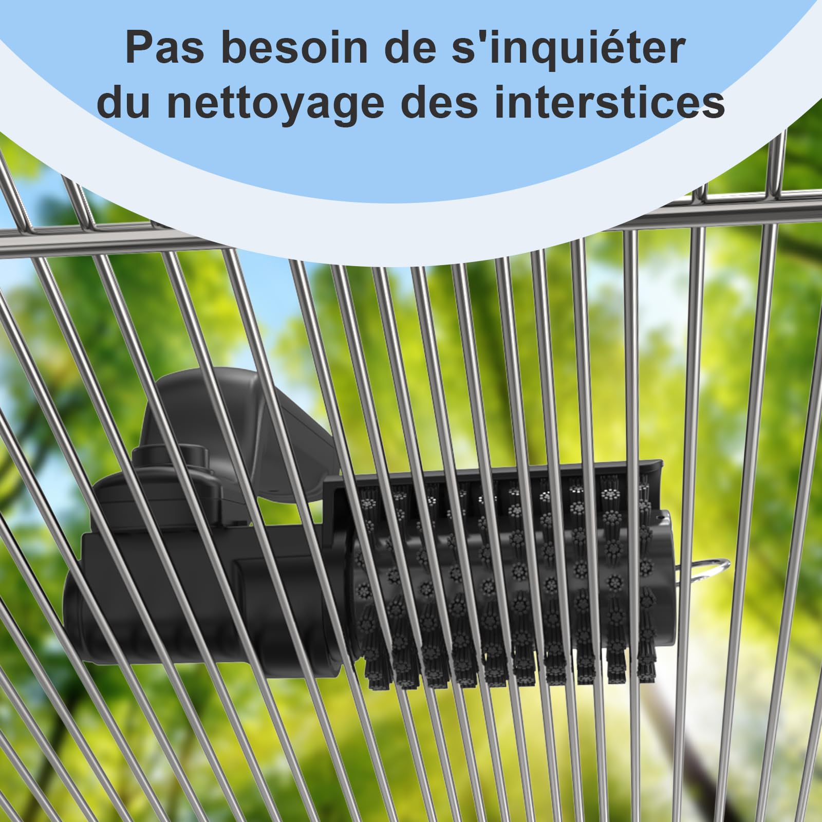 Brosse à Barbecue Électrique sans Fil, 3 Vitesses Réglables, Tête Rotative 180°, Batterie Longue Durée, Brosse en Acier Inoxydable pour Nettoyage Grill Barbecue