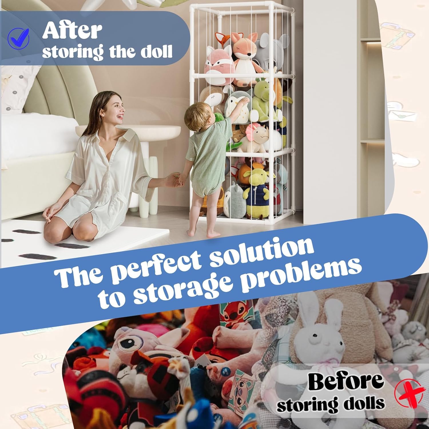 Boîte De Rangement En Bois Pour Chambre D'Enfant, Bac De Rangement Avec