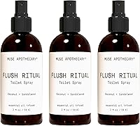 Vista 29 de Muse Apothecary Flush Ritual - Aerosol para inodoro aromático y refrescante, usar antes de ir, 4 onzas, infundido con aceites esenciales naturales