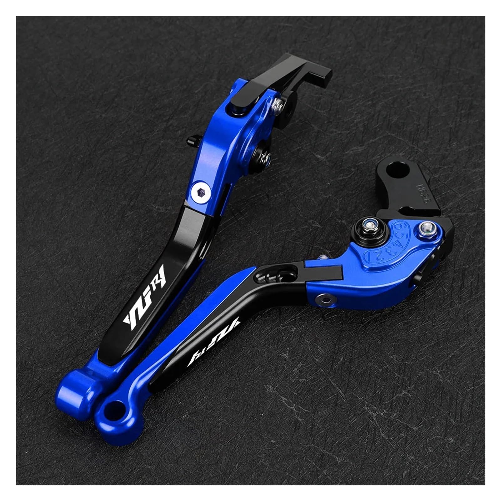 Ywqjiopm 2 Motorcycle Brake Clutch Lever For Yzf-R1 Yzf R1 Yzfr1 R1m R1s 015 016 017 018 019-023 Motorcycle Adjustable Handle Brake Clutch Levers Adapter
