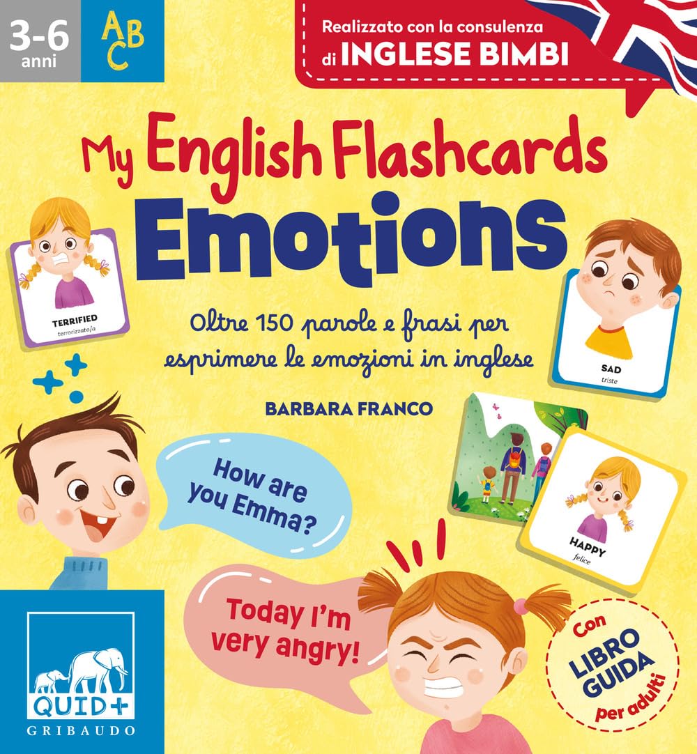 Emotions. My English Flaschcards. Oltre 150 Parole E Frasi Per Esprimere Le Emozioni In Inglese. Ediz. Illustrata. Con Libro-Guida Per Adulti - 4