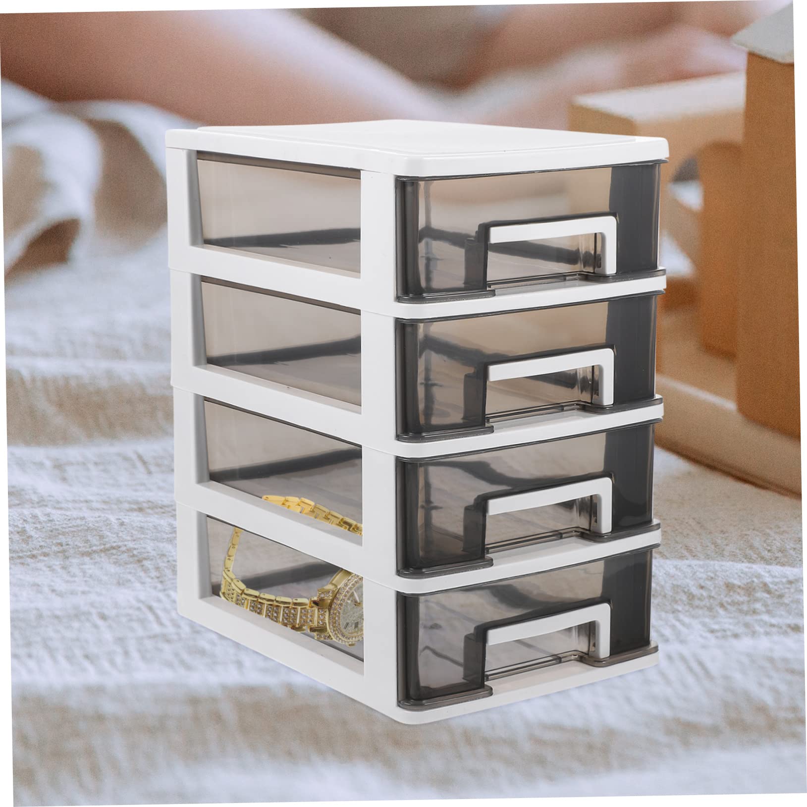 Organizador de Cajones de Pp, Caja Apilable para Cosméticos y Escritorio, Diseño Moderno y Práctico
