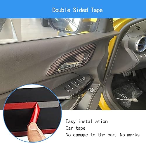 Miniatura 5 de Accesorios para el interior del automóvil compatibles con Chevrolet TRAX 2023 2024, manija de puerta, cubierta de panel de cuenco, bordes de marco