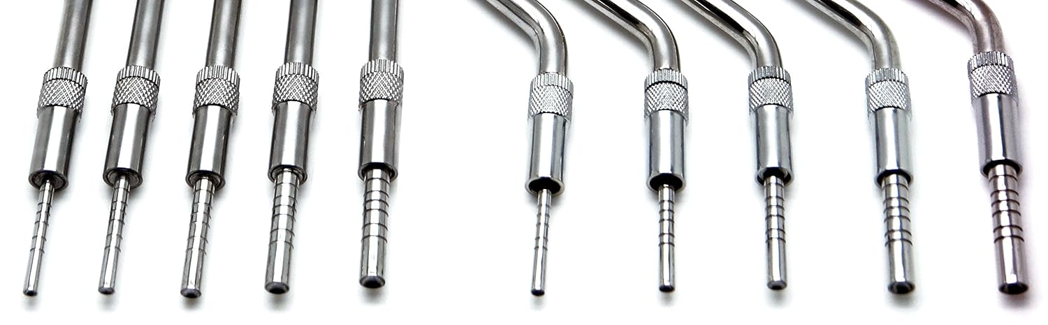 Dental Osteotomes Straight Curved Tip Chisels Ridge Mead Mallet Bone Spreading 20 Pieces Instruments