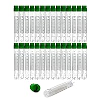 Vista 15 de Tubos de viales criogénicos de PP de 0.1 fl oz, rosca externa, sin código de barras, viales de plástico estériles con tapa de sellado estupenda