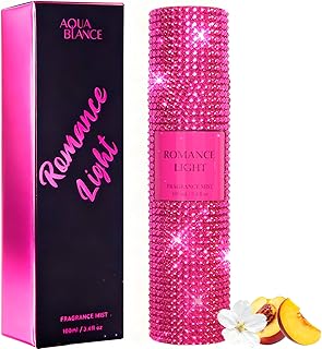 Body Spray for Women, Romance Light, Diamond embellished Fragrance Mist, 3.4 fl oz