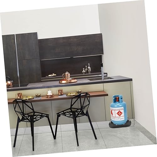 Miniatura 4 de Bandeja redonda de gas fijo al aire libre para consignación de cocina, soporte de base usado, muebles portátiles, almacenamiento doméstico simple,