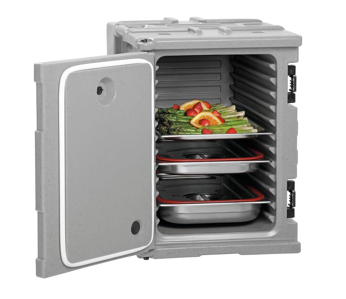 MBH- Contenedor isotérmico profesional para el transporte de alimentos en hostelería. Caja mantenedora de temperatura (frío y calor), para bandejas GN 1/1 para catering y restauración.