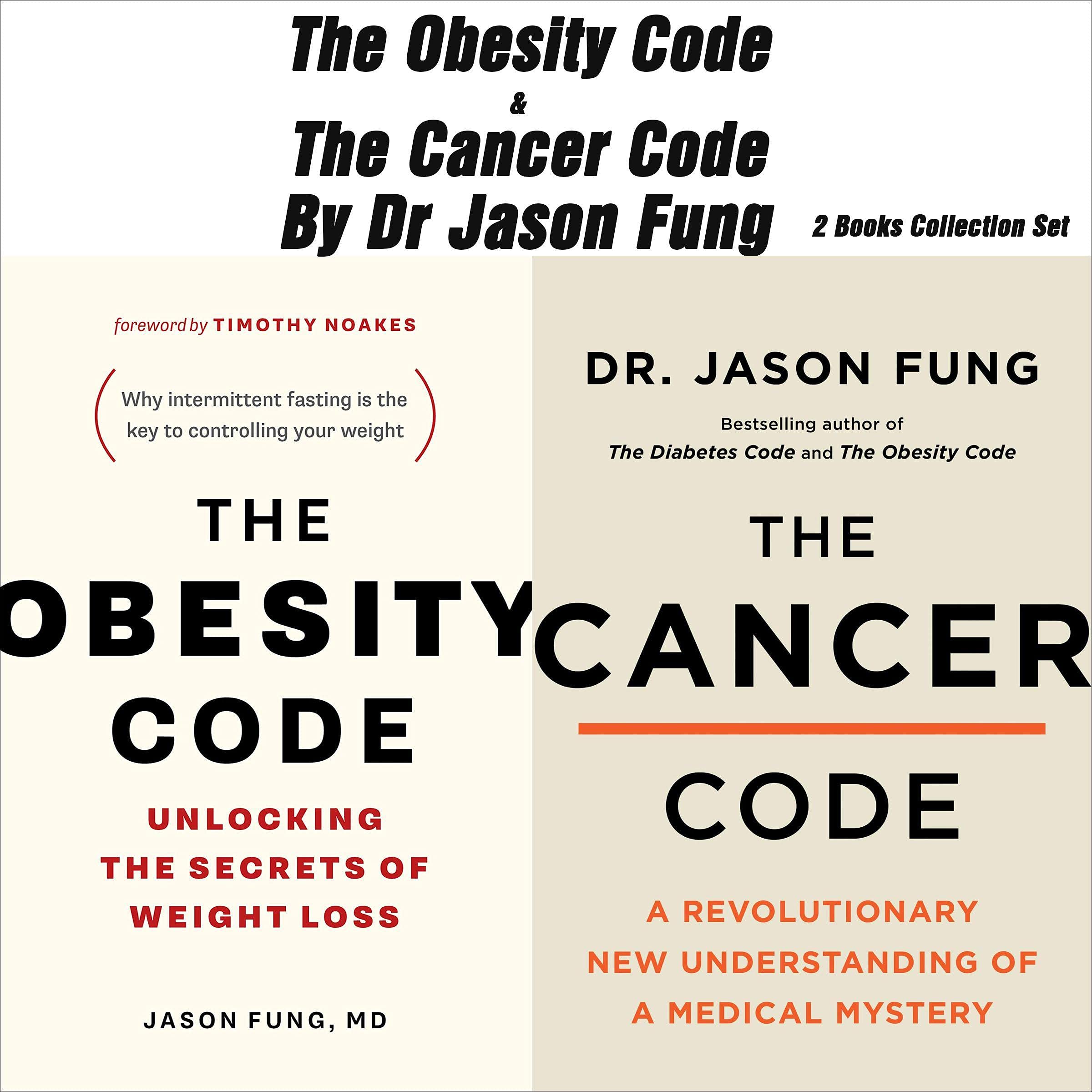 Cover art for The Obesity Code & The Cancer Code by Dr Jason Fung 2 Books Collection Set