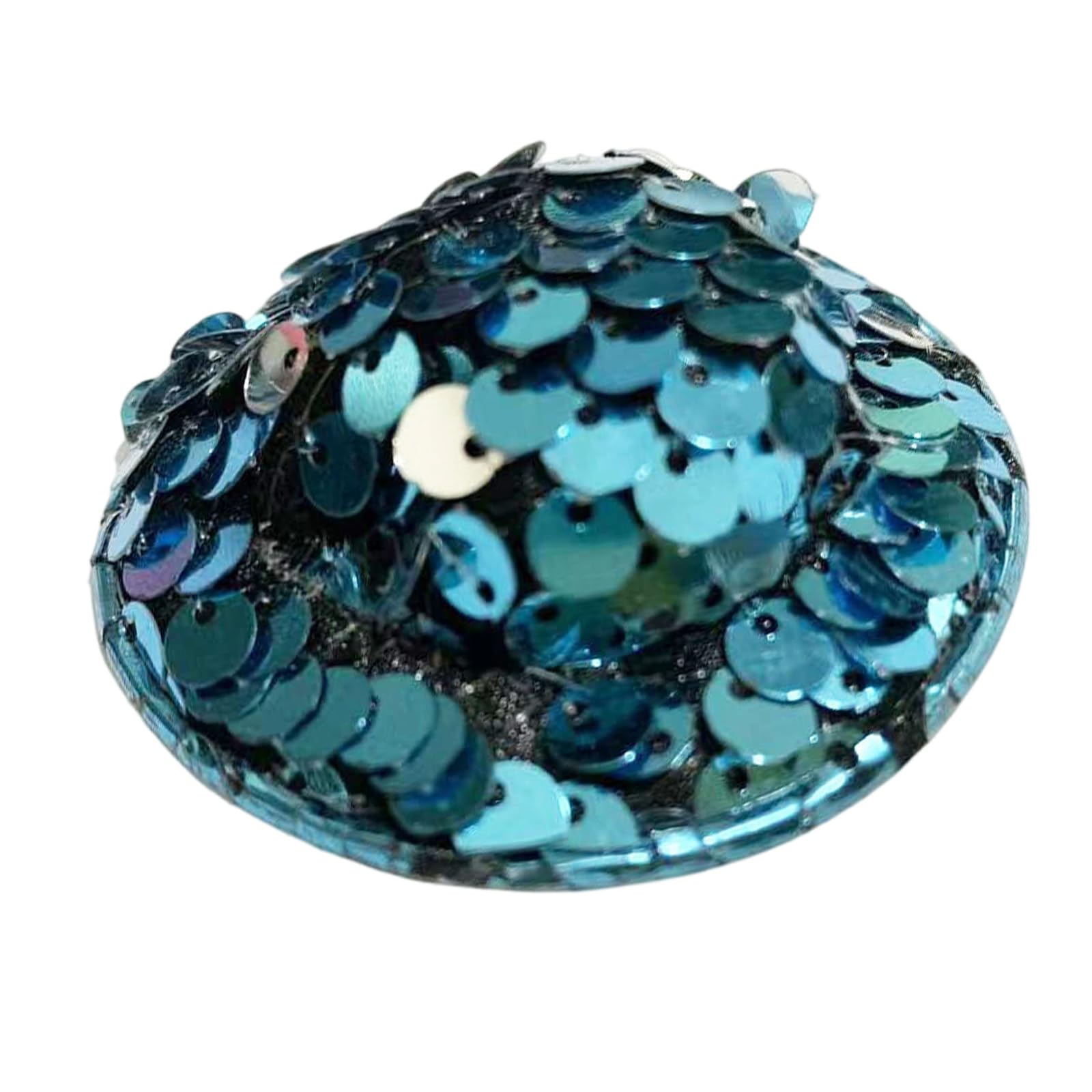 carotoe Decorative Hat Ornament Craft Embellishment 5CM / 1.97In Glitter Accent for Accessory Display and Costume Styling Glitter Hat Craft Embellishment Decorative Ornament Accessory Costume Accent