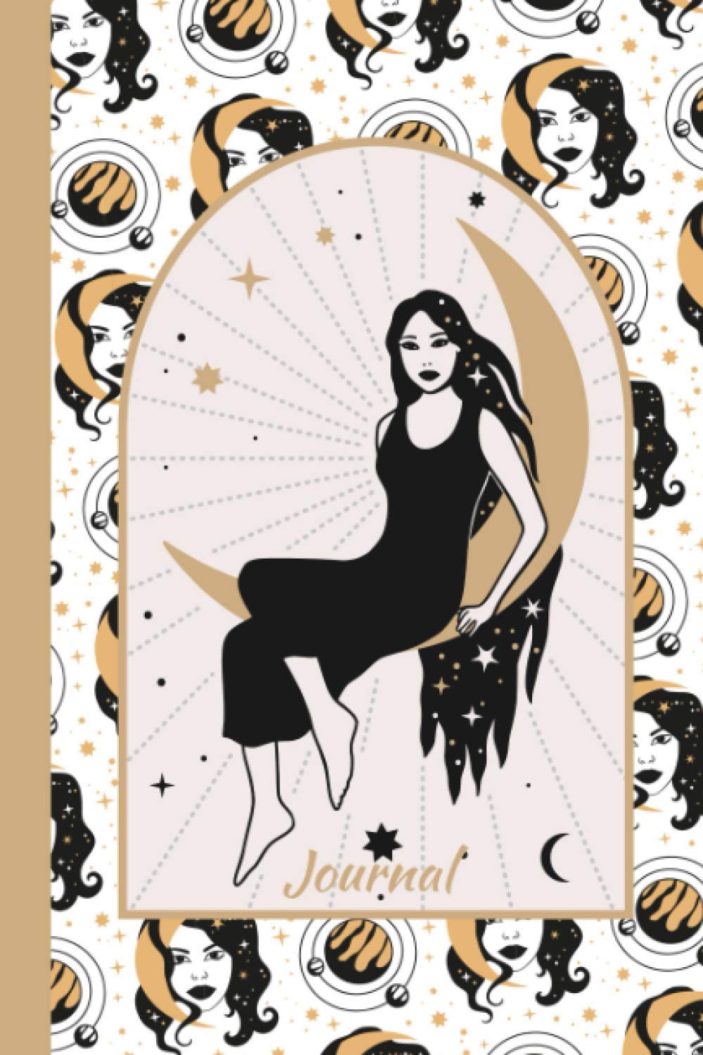 Celestial Notes: Stars Moon Decorated Journal Note Book Pages Boho Spiritual Design