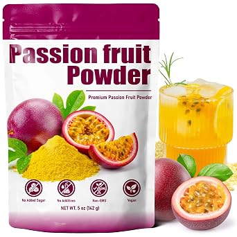 5oz Pure Passion Fruit Powder for Baking Smoothies, Natural Food Coloring