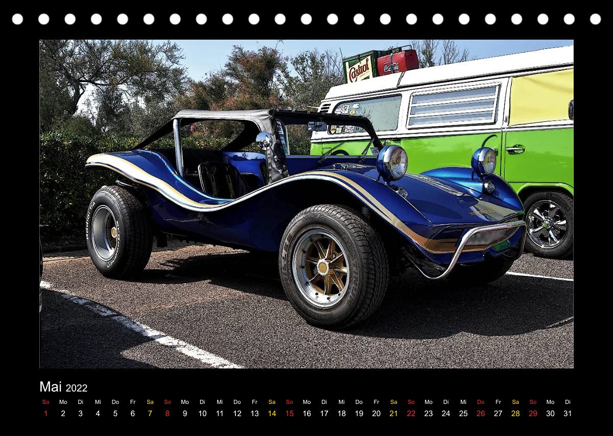 Buggys - die Kultautos der 80er (Tischkalender 2022 DIN A5 quer): Mit dem Kult-Klassiker der 80er durch das Jahr (Monatskalender, 14 Seiten ) (CALVENDO Mobilitaet)