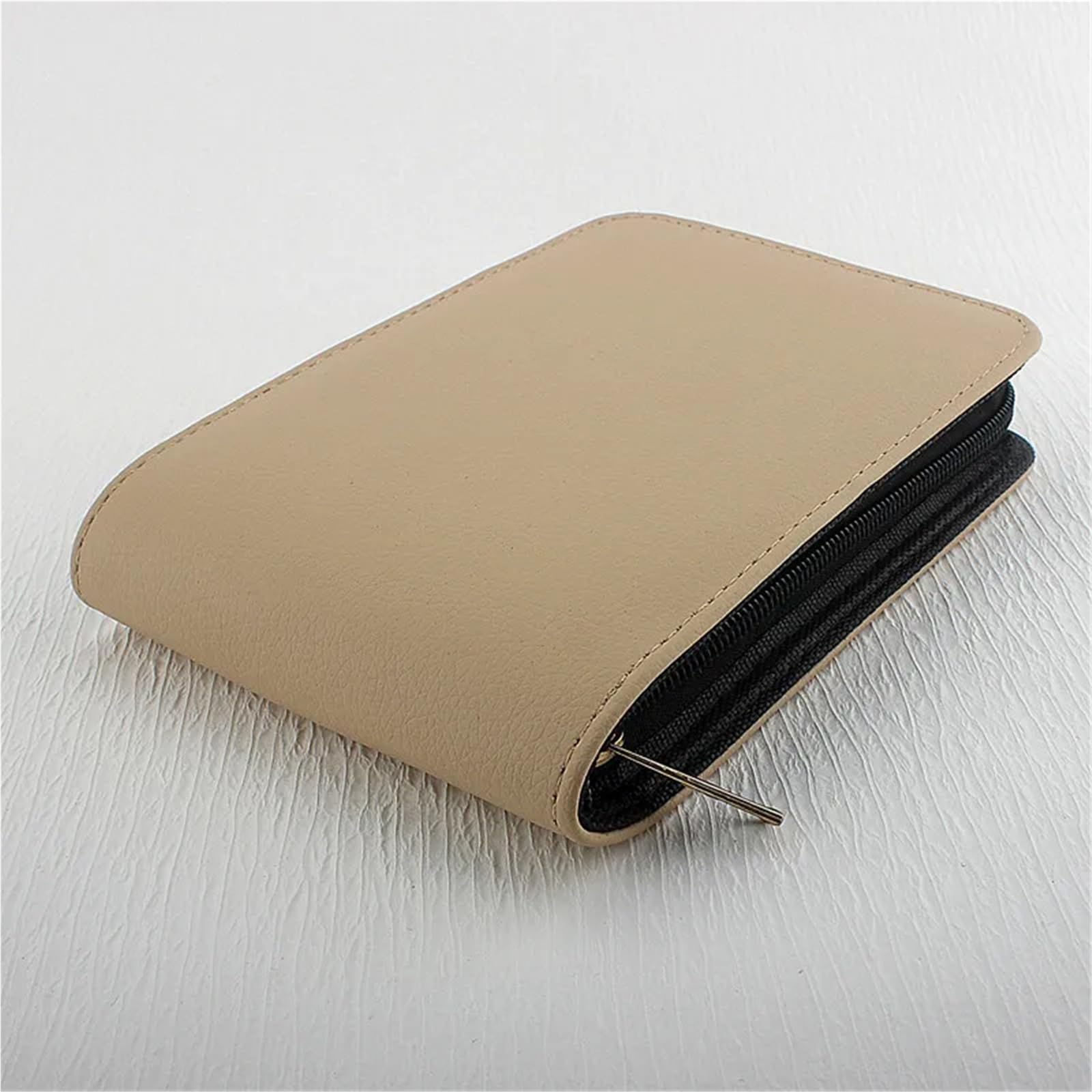 12 fentes stylo plume rétro pochette étui à crayons en cuir PU for crayon Pour Fournitures(Color4)