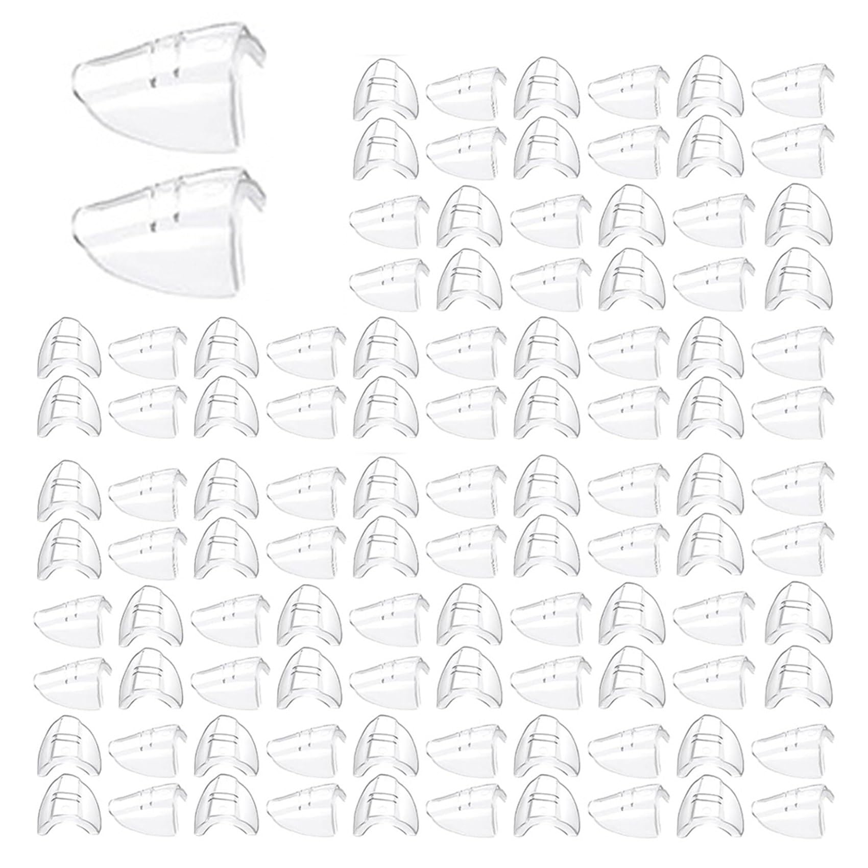 90X Okulary Ochronne Osłony Boczne do Okularów Korekcyjnych Slipon SideShields Osłony Boczne Przezroczyste