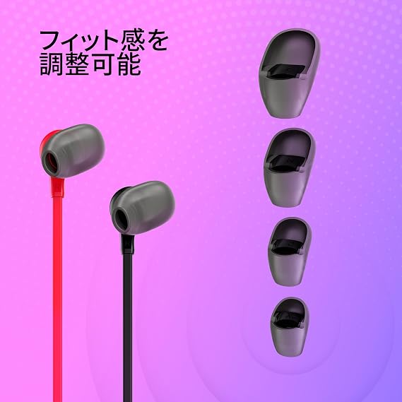 HyperX Cloud Earbuds 2 Wired Gaming Earbuds Red In-Line Microphone Nintendo