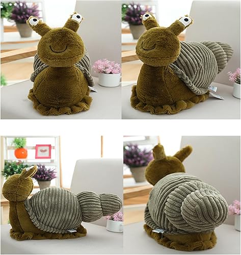 Miniatura 4 de MUPI Almohadas de caracol de animales de 11 pulgadas, regalo de peluche de caracol grande para niños, regalo para cumpleaños de niños, linda