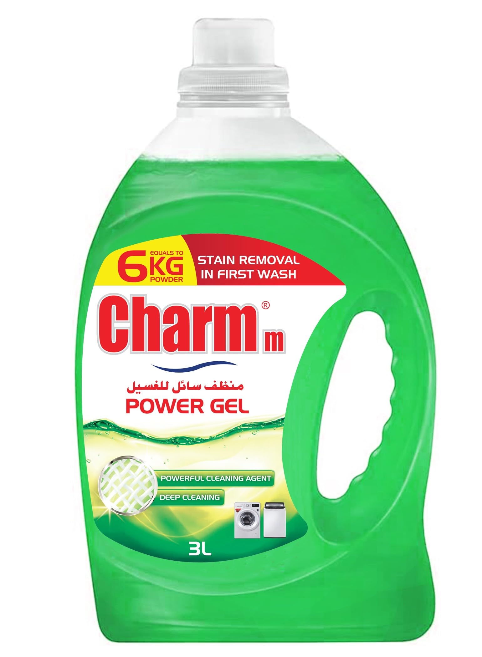 Laundry Liquid, Green, 3 Litre