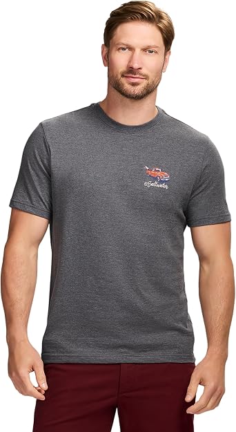 Izod Mens Saltwater Short Sleeve Graphic T-Shirt