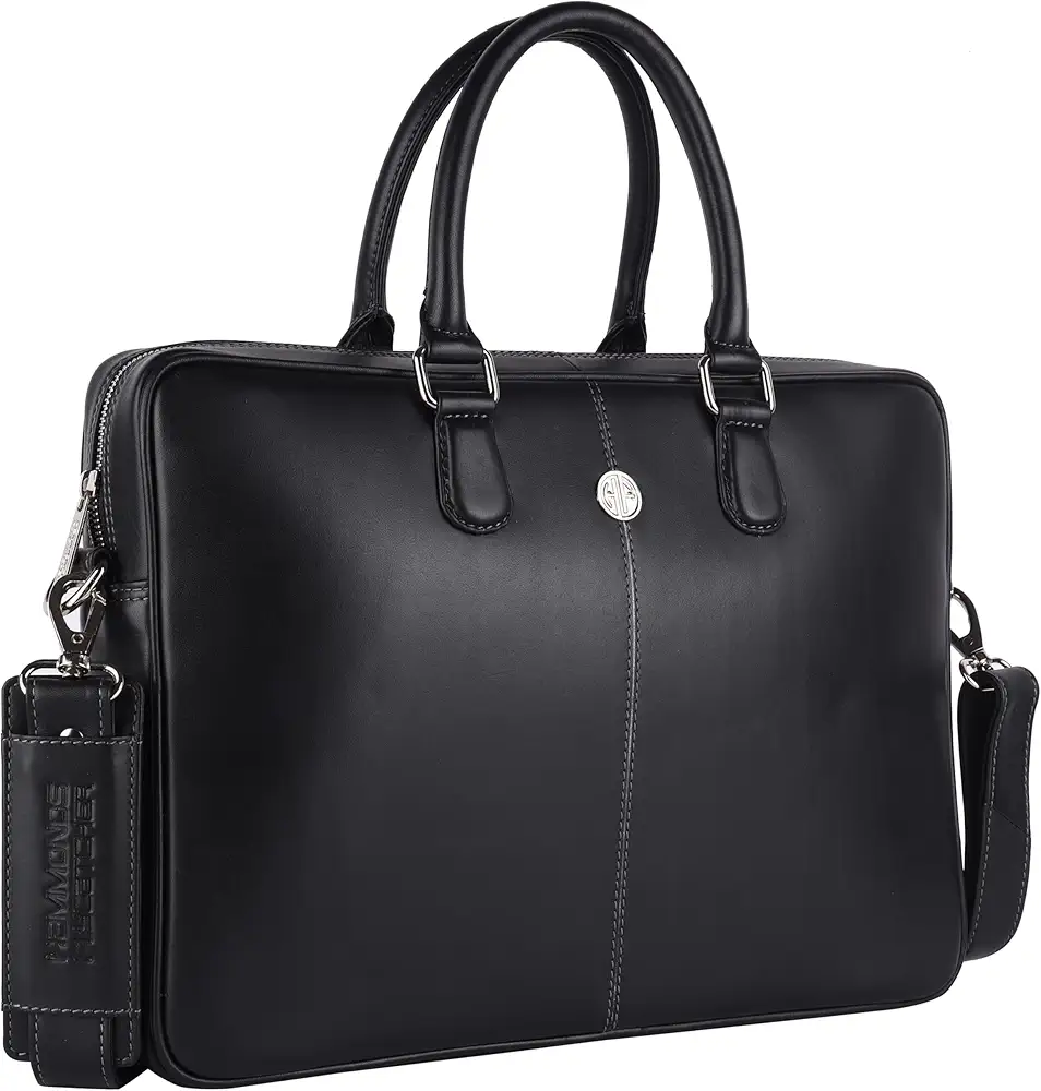 HAMMONDS FLYCATCHER Genuine Leather Laptop Bag for Men Office Bag