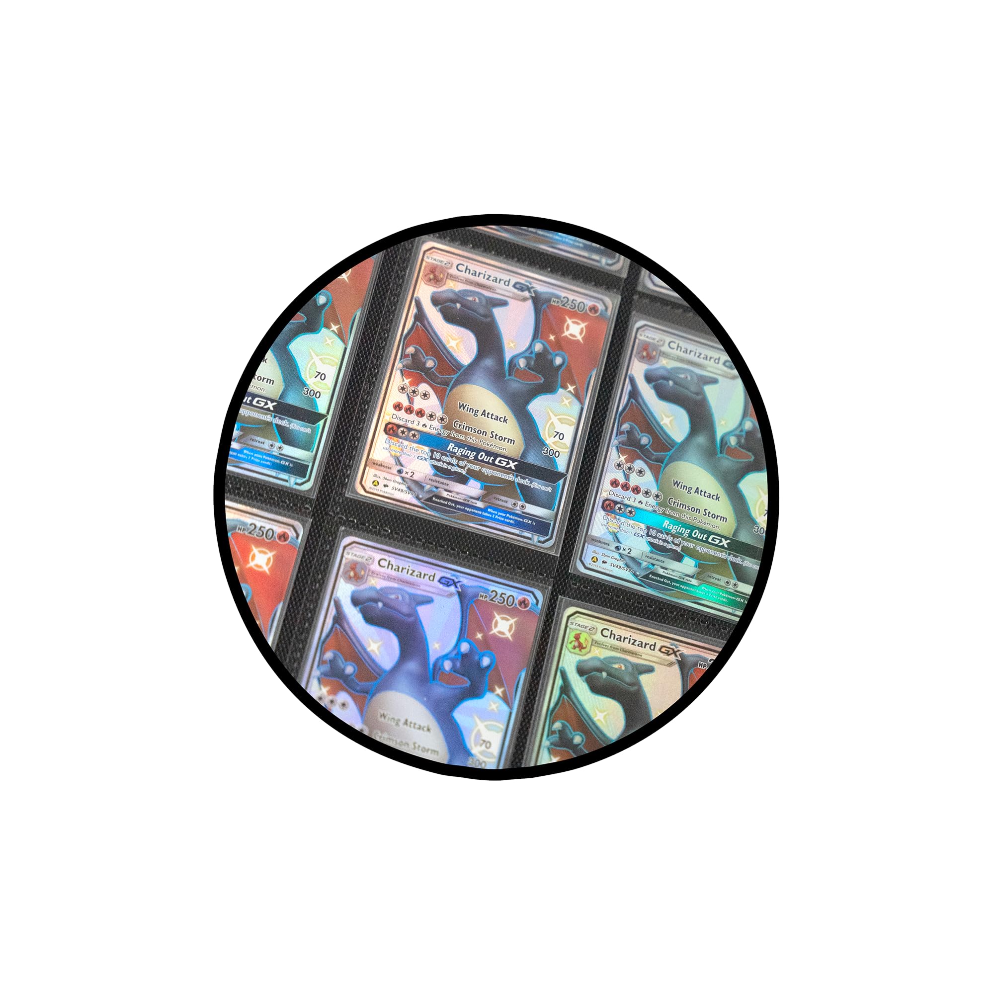 TopDeck 2000 Card Binder TCG ARCHIVE 30 Pocket Card Binder Ringless Binder Kompatibel mit Pokemon Karten, Yu-Gi-Oh, Magic the Gathering, und mehr - Side Load Sleeves - Karten Album (Schwarz)