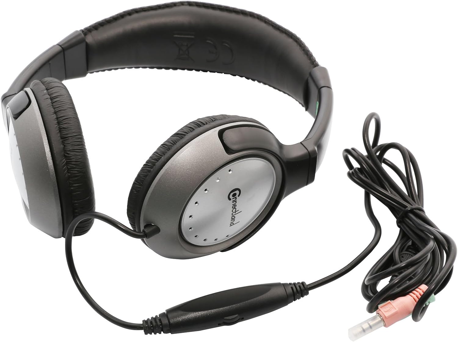 Connectland CL-CM-502 Headset - Stereo - Over-the-head - Binaural - Ear-cup - Mini-phone