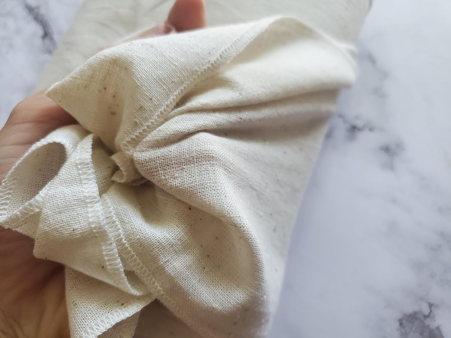 Lightweight Bengkung Belly Binding Wrap - Kayla Traditional Postpartum Belly Binding Cloth 17 Yards Long 8.5 inches Wide (Off White)