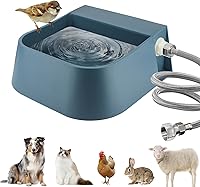 Namsan Automatic Dog Water Dispenser with Float Valve & Anti-Bite Metal Pipe - Outdoor Waterer for Cats, Chickens, Goats, Livestock